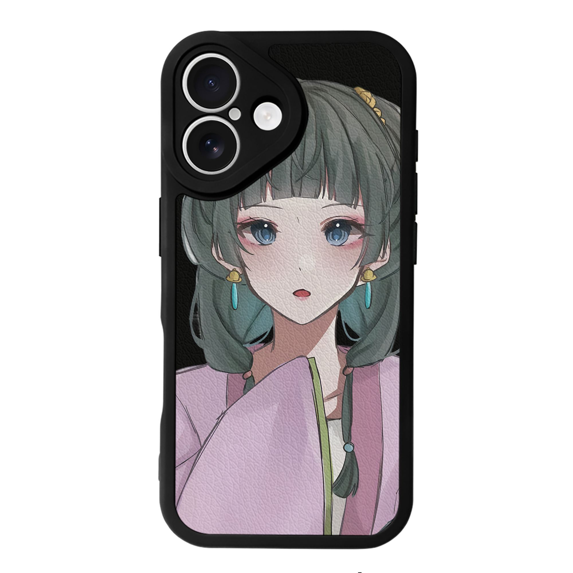 （画像用） 薬屋のひとりごと The Apothecary Diaries 【iPhone 16シリーズ対応】シリコンスマホケース（レザー調） 材質：シリコン